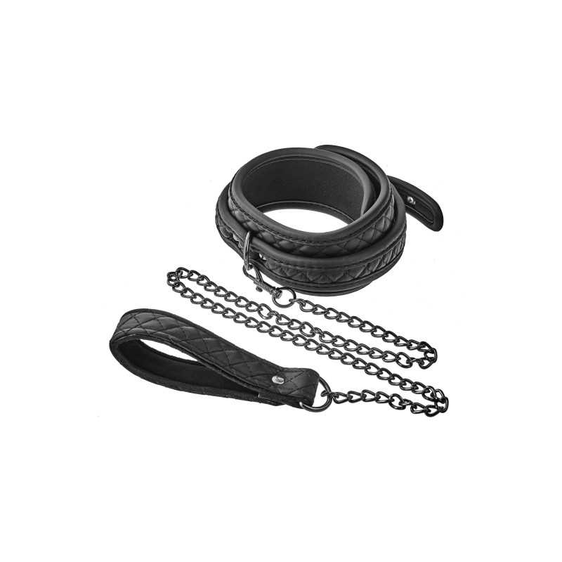 Jadelingerie 91, 92 et 77 Collier Laisse Noir Simili Cuir Jadelingerie 91, 92 et 77 Collier Laisse Noir Simili Cuir