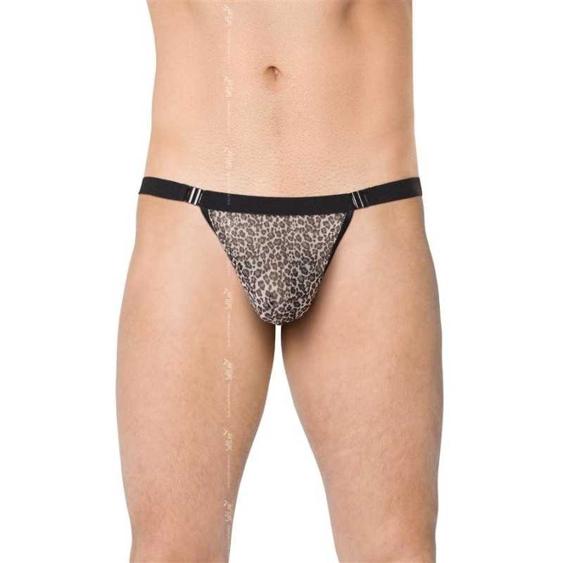 Jadelingerie 91, 92 et 77 String Panthère détachable cotés Homme