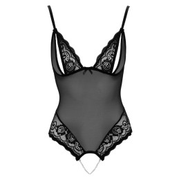 Jadelingerie 91, 92 et 77 Body Dentelle Noire Seins Et String