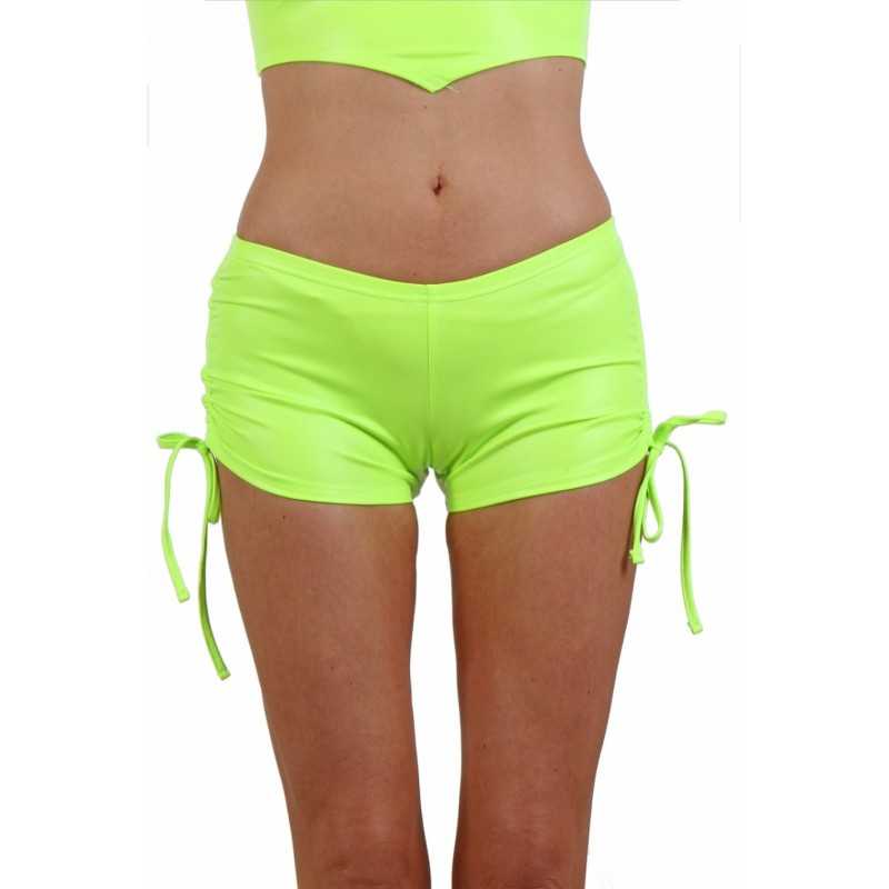 Jadelingerie 91, 92 et 77 Short Wetlook Fluo Lien Ajustement Jadelingerie 91, 92 et 77 Short Wetlook Fluo Lien Ajustement