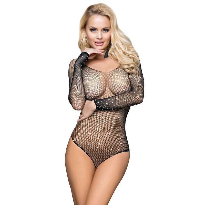 Jadelingerie 91, 92 et 77 952297 Body Réseille Brillant Avec