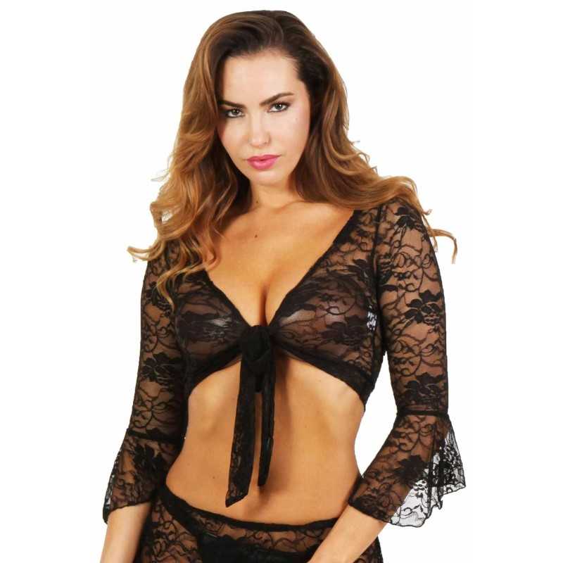 Jadelingerie 91, 92 et 77 Top Dentelle Noué Devant Jadelingerie 91, 92 et 77 Top Dentelle Noué Devant