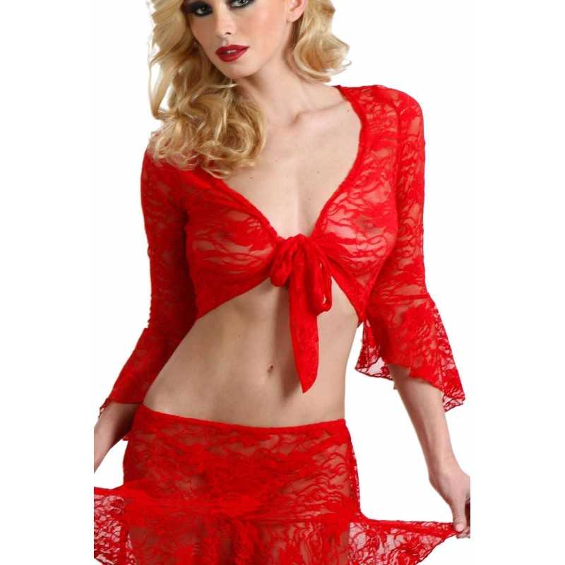 Jadelingerie 91, 92 et 77 Top Dentelle Noué Devant Jadelingerie 91, 92 et 77 Top Dentelle Noué Devant
